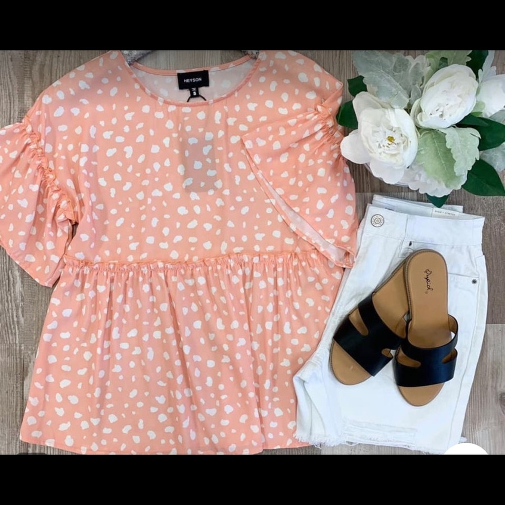 Peach Blouse